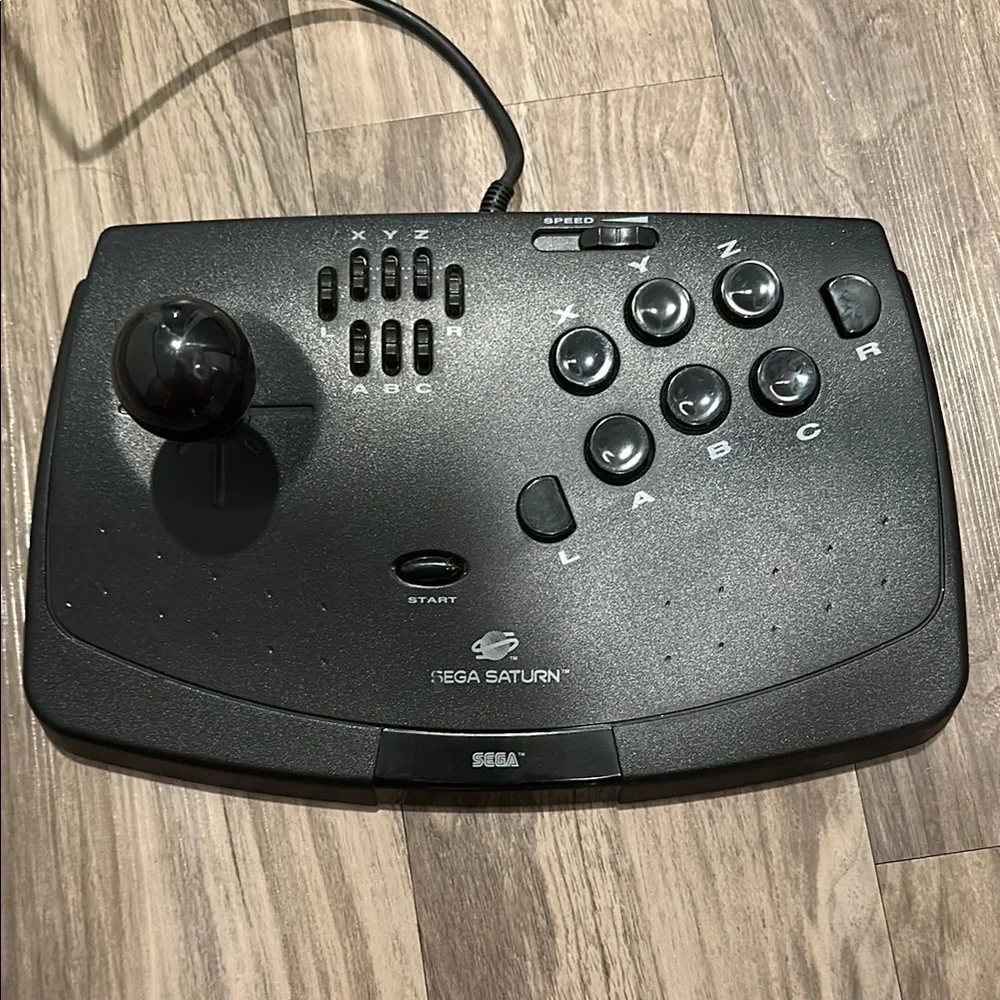 🎮 Vintage Sega Saturn Arcade Stick MK-80112 - AS-IS Retro Gaming Controller